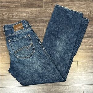 Mavi Mens Jeans Size 31x34‎ 100% Cotton Marco Blue Denim Pants READ